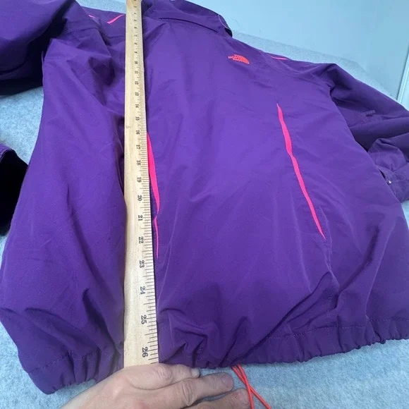 The North Face Insulated Winter Ski Jacket Purple Pink Womens Large - Picture 6 of 13